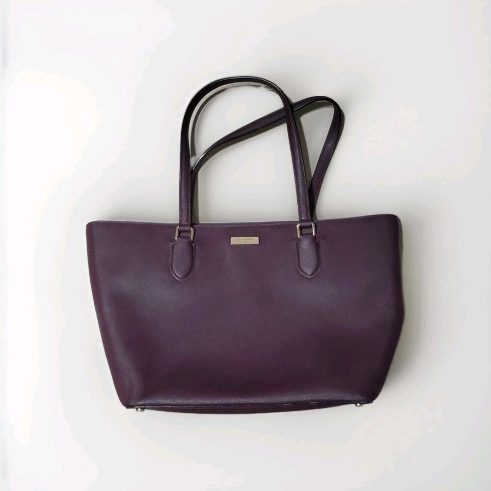 Kate Spade Laurel Way Small Dally Tote - Mahogany Saffiano Leather - WKRU4094